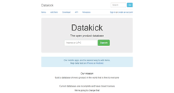 Desktop Screenshot of datakick.org
